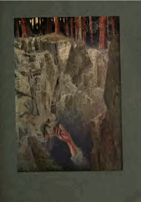 And stretched forth an arm as long as a
weaver's beam, and a hand as broad as a large table.