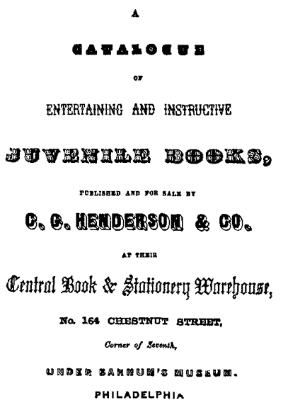 Catalogue of juvenile books Illustration 293