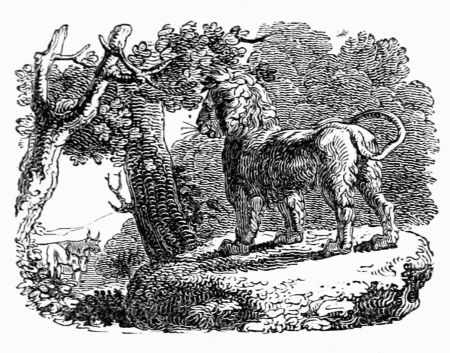 THE LION AND THE FOUR BULLS. THE LION AND THE FOUR BULLS.