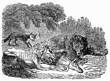 THE LION, THE BEAR, AND THE FOX. THE LION, THE BEAR, AND THE FOX.