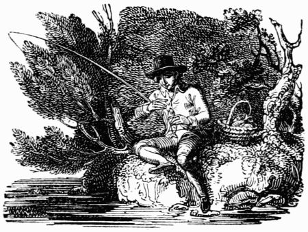 THE ANGLER AND THE LITTLE FISH. THE ANGLER AND THE LITTLE FISH.