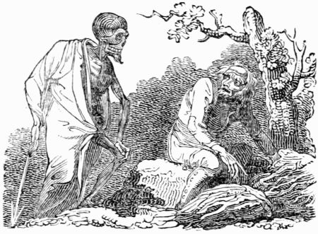 THE OLD MAN AND DEATH. THE OLD MAN AND DEATH.