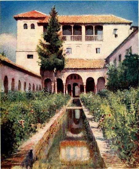 GRANADA—THE GENERALIFE: PATIO DE LA ACEQUIA