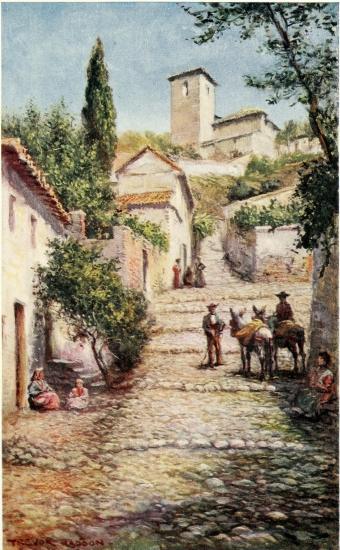 GRANADA—STREET IN THE OLD QUARTER