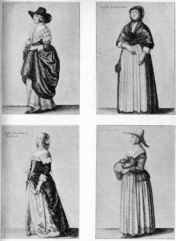 Costumes of Englishwomen of the Seventeenth
Century.