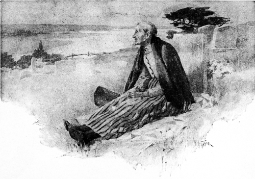 Woman sitting on the ground