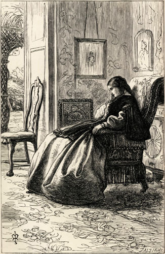 There was sorrow in her heart,
      and deep thought in her mind.