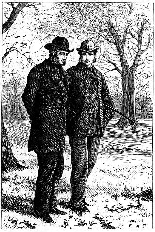 'You'll go and see the Underwoods,' said the
      parson, as they were walking across the park.