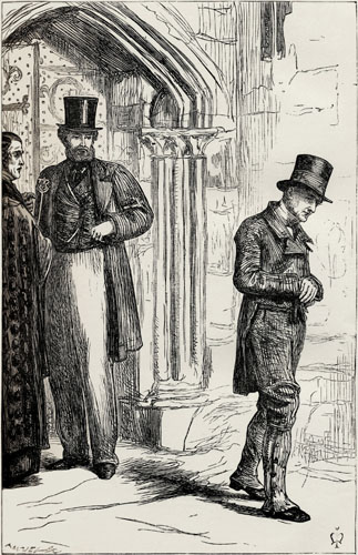 "He is of that sort that they make
the angels of," said the verger.