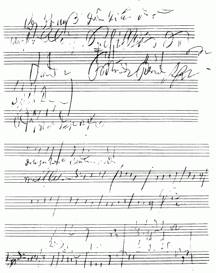 NÂº 2.

First Sketches of the Vocal Subjects of Beethoven's 9th Symphony.