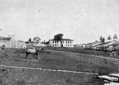 The Main Square of Goyaz City,
