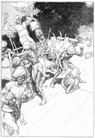 “AFTER A SHORT STRUGGLE ... THE THIEVES SEIZED THE
OPIUM” (p. 18).