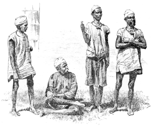 Photo: Kapp & Co., Calcutta.

PRISONERS AT THE PRESIDENCY GAOL CALCUTTA.