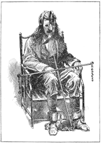 IRON CHAIR IN WHICH CALAS IS SAID TO HAVE BEEN TORTURED,
NOW IN THE POSSESSION OF MADAME TUSSAUD & SONS, LIMITED.