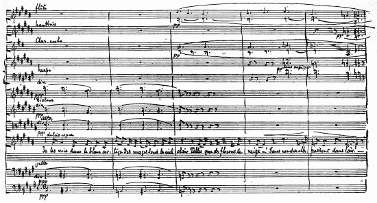 FACSIMILE OF AUTOGRAPH SCORE OF "LE RÃVE"

Act I.