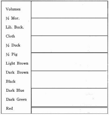 Binding slip. Size 6x4 in.