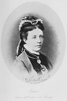 Sophie.

Queen of Sweden and Norway.
