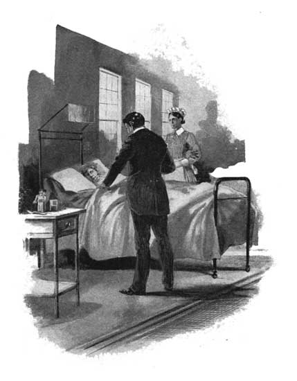 ... I was in a large, cool hosspital which smelt strong
of some forrin substans. 