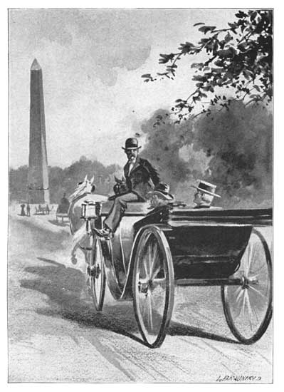 Said the Governor as he swung around with his feet over
in our part of the carriage and asked me for a light (Page 181)