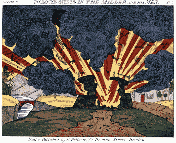 Scene II POLLOCK'S SCENES IN THE MILLER and his MEN. NÂº9

London. Published by B Pollock,73 Hoxton Street Hoxton