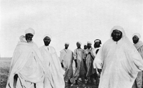 A MOORISH KAÃD AND ATTENDANTS.