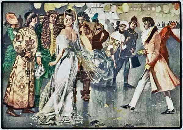 When I turned to speak to him he was gone ... and I
was immediately surrounded by other men asking me for dances