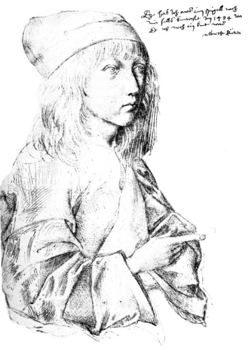 ALBERT DURER AS A BOY.

FROM A DRAWING BY HIMSELF AT THE AGE OF THIRTEEN