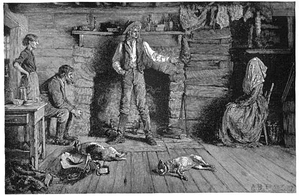 "SHE
FLUNG HER APRON OVER HER HEAD"