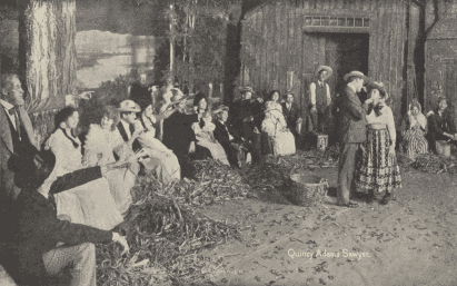 An Old-fashioned Husking Bee. (Act III.)