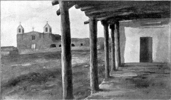 CHURCH, PUEBLO OF ISLETA.

See page 163.