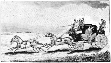 Image unavailable: THE ‘QUICKSILVER’ MAIL:—‘STOP, COACHMAN, I HAVE LOST MY
HAT AND WIG.’