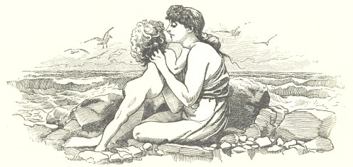 Little both with mother