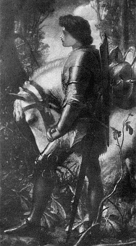 From the painting by George Frederick Watts.

SIR GALAHAD'S QUEST OF THE HOLY GRAIL.