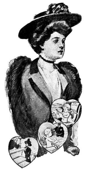 JAIL FOR CUPID'S AID
Marion Grey, Pretty Love Broker, Who
Was Sentenced to a Year in Prison