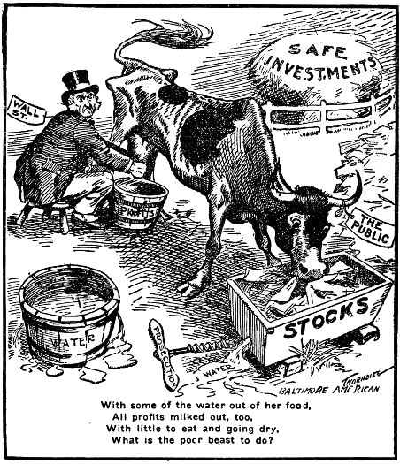 
With some of the water out of her food,
All profits milked out, too,
With little to eat and going dry,
What is the poor beast to do?