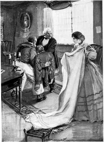 Presently the man was stretched out upon a blanket thrown upon
the floor of Emily's room