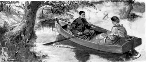 For the preliminary stages in the making of love there is scarcely anything that is so delightful … as
a boat just large enough for two