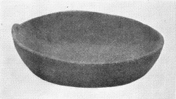 a. Mandan wooden bowl. Marked "Ft. Berthold, Dacotah Ter.
Drs. Gray and Matthews." Diameter 7Â¼ ¼ inches, depth 2 inches.
(U.S.N.M. 6341)
