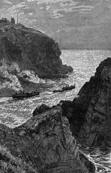 STEAM SEINE BOATS GOING OUT.