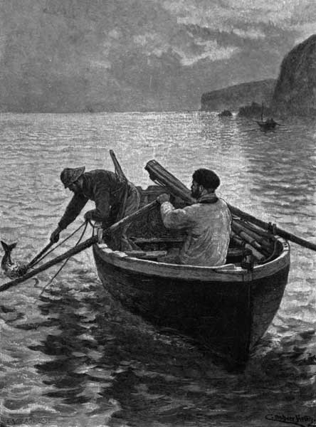 HAULING IN THE LINES.