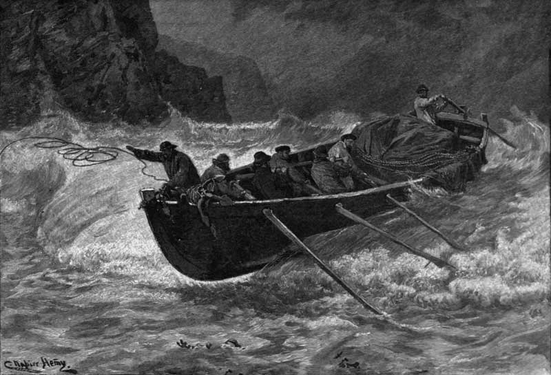 THE SEINE BOAT—A PERILOUS MOMENT.
