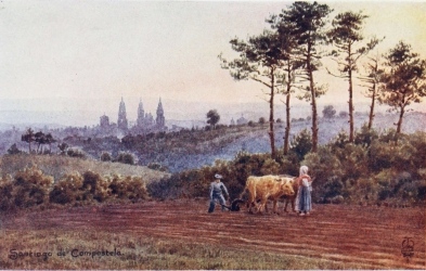 SANTIAGO DE COMPOSTELA

From the Lugo Road.