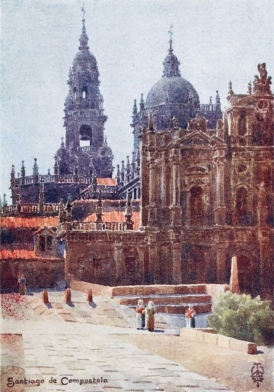 SANTIAGO DE COMPOSTELA

The Cathedral from the North-east.