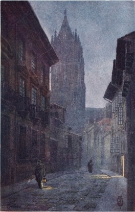 OVIEDO

A Street near the Cathedral.