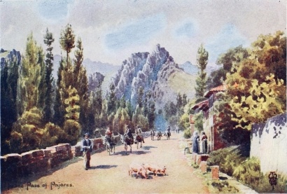 IN THE PASS OF PAJÁRES

Near Pola de Gordon.
