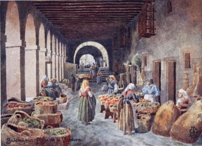 SALAMANCA

Arcades in the Plaza de la Verdura.