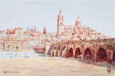 SALAMANCA

From the left bank of the Tormes.