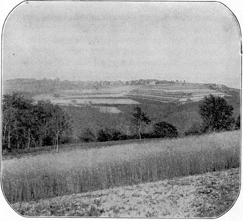 Village with Open Fields, NÃ¶rtershausen, near
Coblentz. Germany. (From a photograph taken in 1894.)