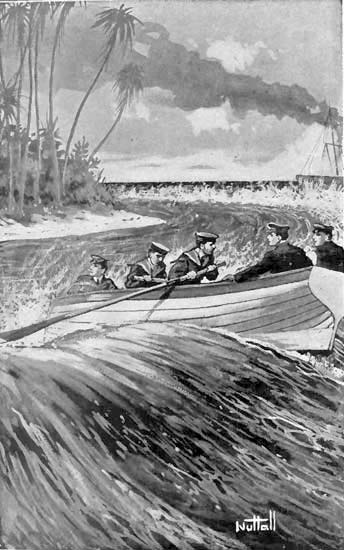 IT WAS EXCITING TO BRING THE ROWBOAT THROUGH THE
PASSAGE.