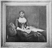 In the Brooklyn Art Museum.

Portrait of Mme. MaÃ®tre

From a painting by Fantin-Latour